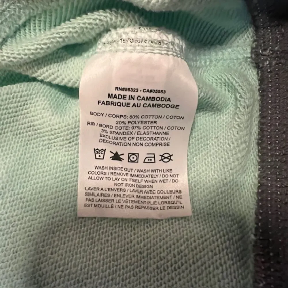 Nike Kids Mint Green Gray Splatter Print Sweatshirt M Unisex